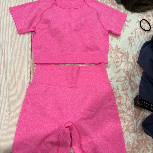 Pink Women's Activewear Set - Picture 2 of 4